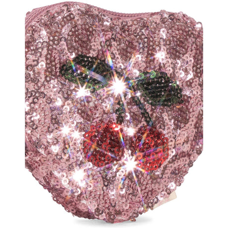 Konges Sløjd Mellow Rose Paliet Heart Pung