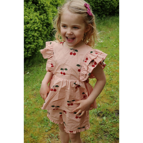 Konges Sløjd Ma Grande Cerise Blush Verbena Top GOTS