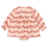 Konges Sløjd Floria Pink Bella Flæse Romper GOTS