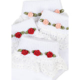 Konges Sløjd Optic White 2 Pak Lace Strømper