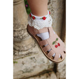 Konges Sløjd Optic White 2 Pak Lace Strømper