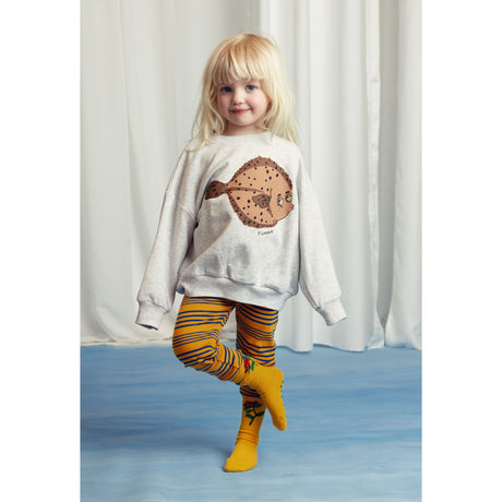 Mini Rodini Grey Melange Flundra Sweatshirt