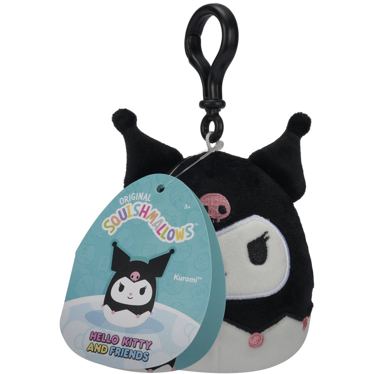 Squishmallows 9 Cm Clip-on Hello Kitty And Friends Kuromi