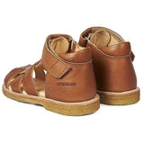 Angulus Begyndersandal M. Velcrolukning Cognac