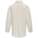 kids ONLY Moonbeam Siesta L/S Hør Blend Ovs Skjorte Pnt