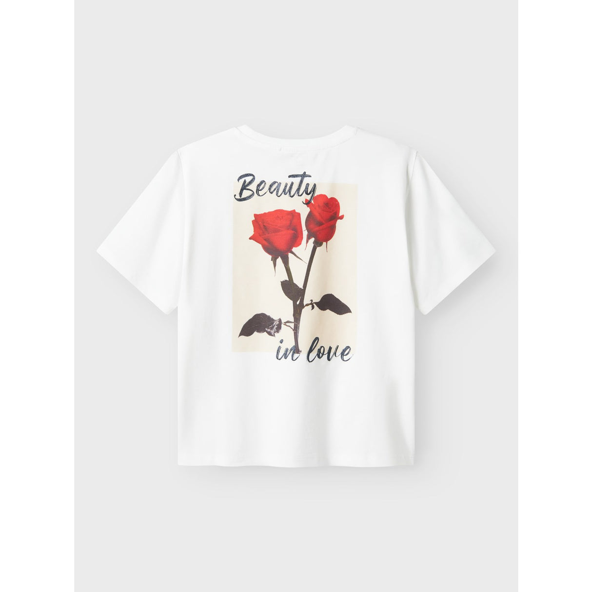 Name It Bright White Delik Regular T-Shirt