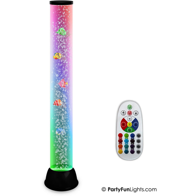 Party Funlight XXL Fiskelampe Med Bobler H: 80cm