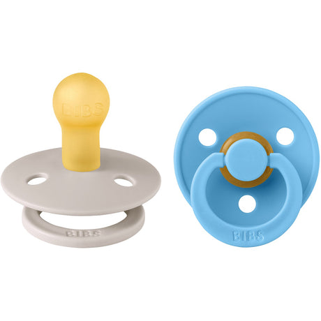 Bibs Mushroom/Breeze Sut Colour 2 Pack Latex