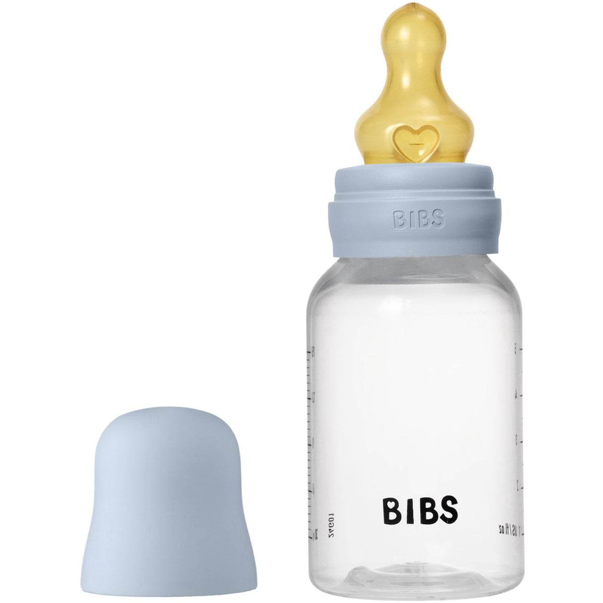 Bibs Baby Blue Baby Flaske Round Latex 1 Pack 150 ml Slow Flow