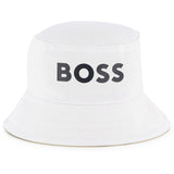 Hugo Boss White Vendbar Bøllehat
