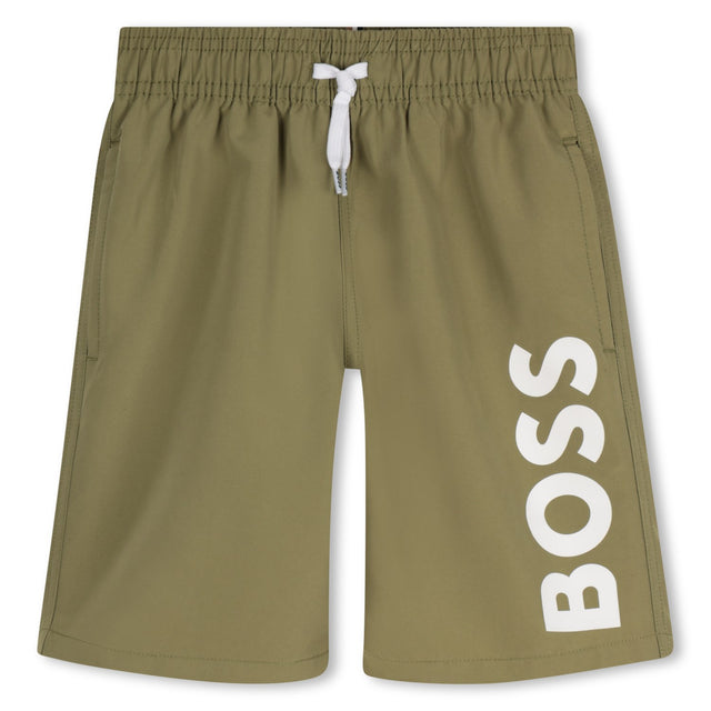 Hugo Boss Dark Green Badeshorts