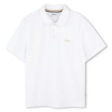Hugo Boss White Short Sleeved Polo