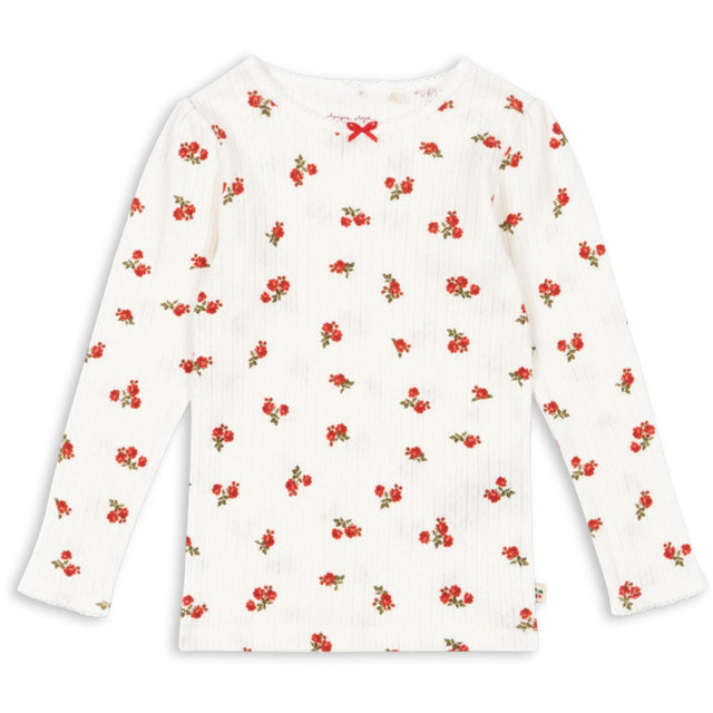 Konges Sløjd Rose Red Minnie Bluse GOTS