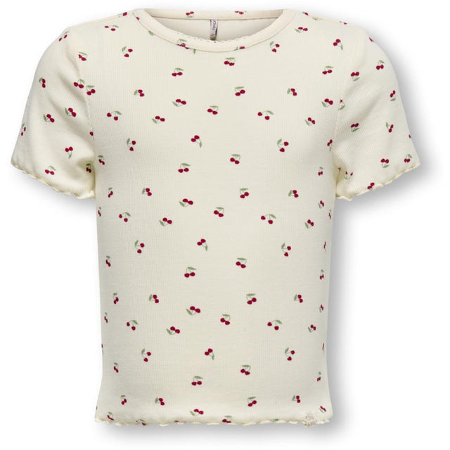 Kids ONLY MINI Tofu Cherry Trinny Life O-Neck AOP Top