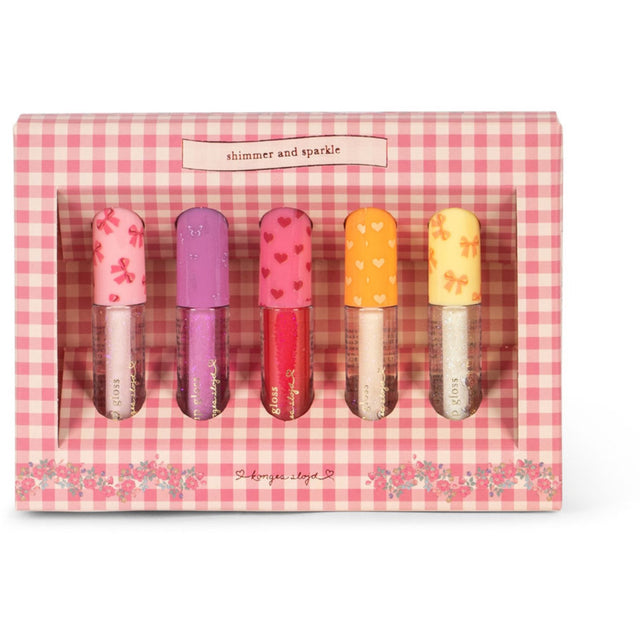 Konges Sløjd Multi Glitter Lip Gloss 5 stk.