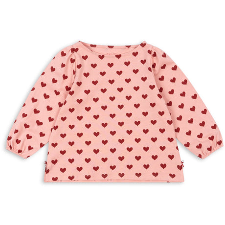 Konges Sløjd Amour Rouge Drey Slit Bluse GOTS