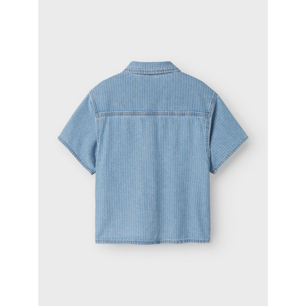 Name It Light Blue Denim Stripes Felix Denim Skjorte