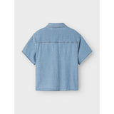 Name It Light Blue Denim Stripes Felix Denim Skjorte