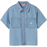 Name It Light Blue Denim Stripes Felix Denim Skjorte