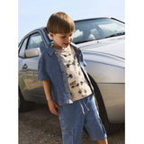 Name It Dark Blue Denim Peter Denim Skjorte