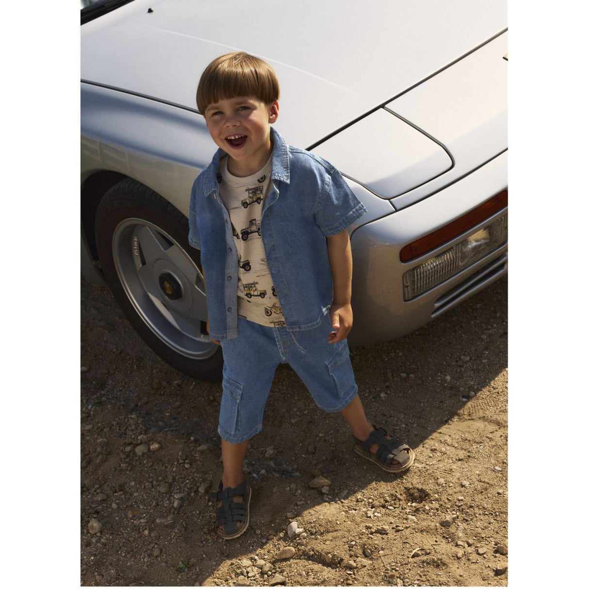 Name It Dark Blue Denim Peter Denim Skjorte