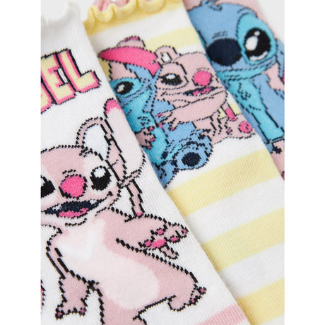 Name It Cameo Pink Asara Stitch 3-Pak Strømper