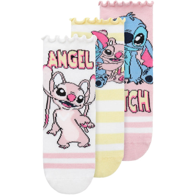 Name It Cameo Pink Asara Stitch 3-Pak Strømper