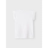 Name It Bright White Asbiri Stitch T-Shirt