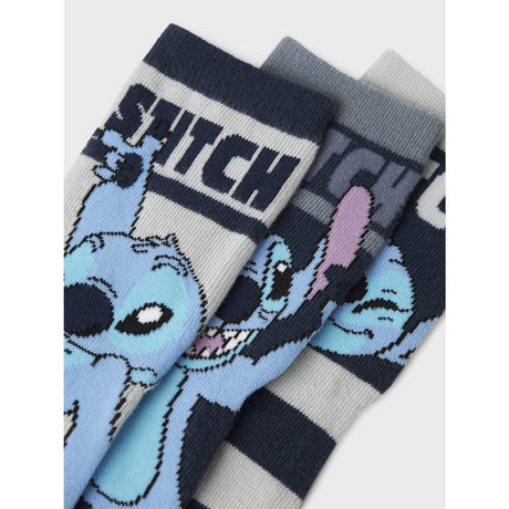 Name It Navy Blazer Ahan Stitch 3-Pak Strømper