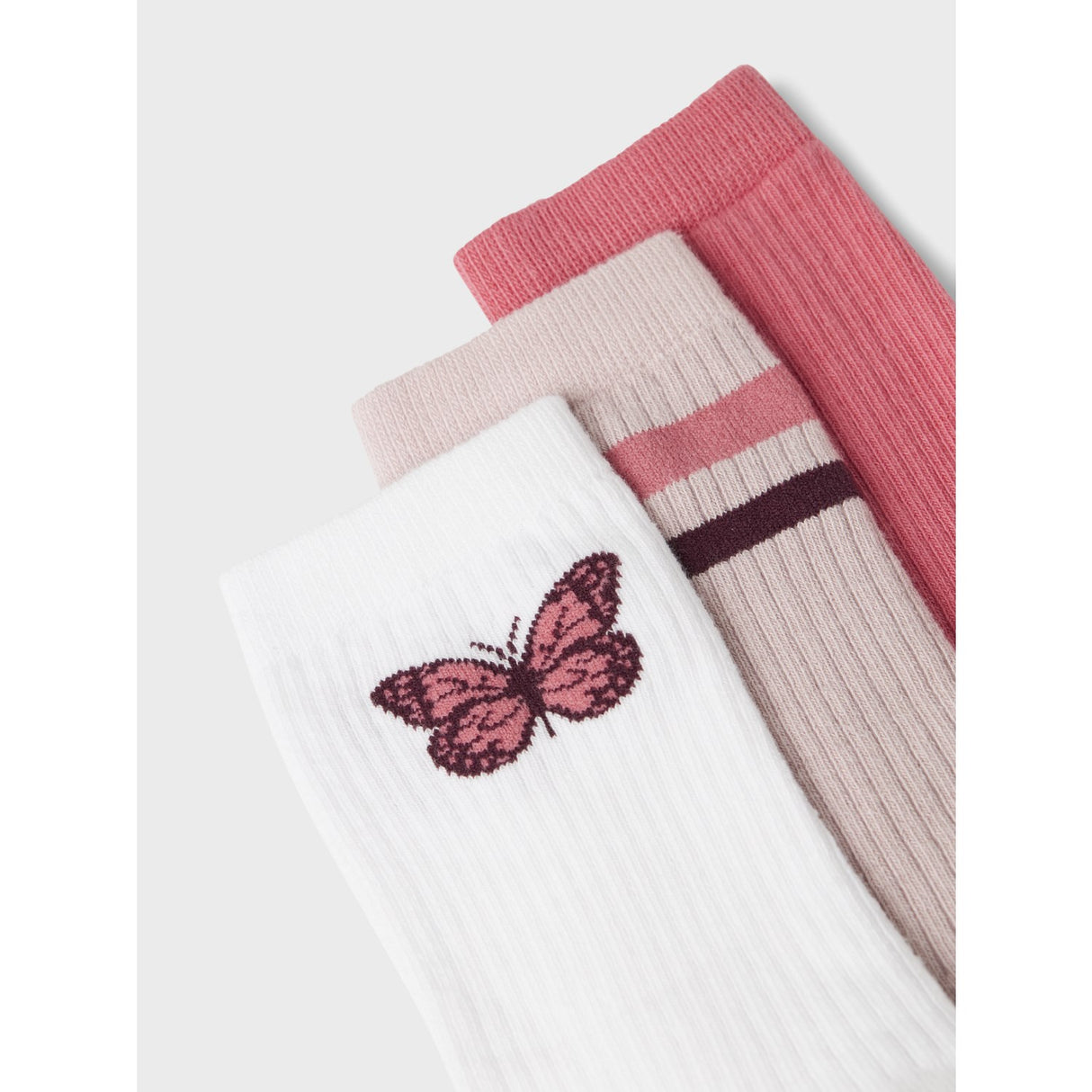 Name It Bright White Luna 3-Pak Strømper