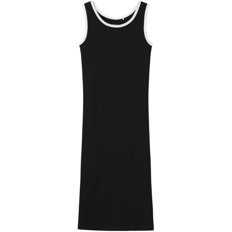 Name It Black Jally Slim Long Kjole
