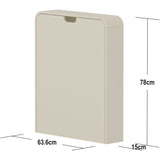 FLEXA Cream Væghængt Puslebord