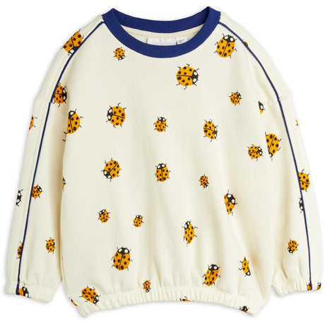 Mini Rodini Offwhite Ladybugs AOP Sweatshirt