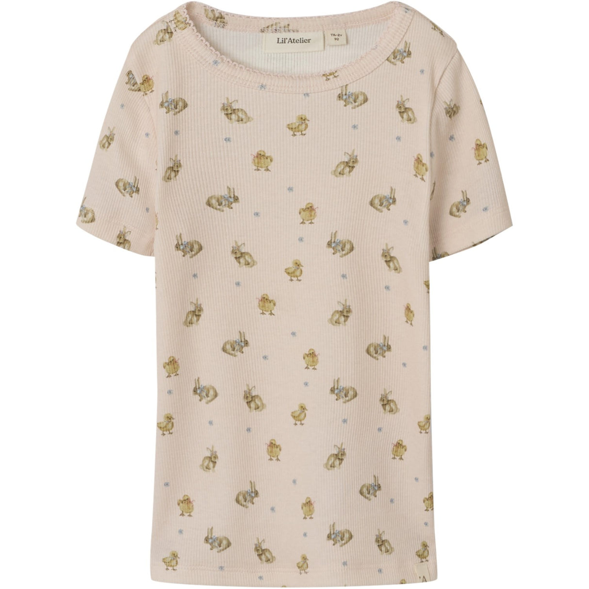 Lil'Atelier Morganite Flavo Kis Slim T-Shirt