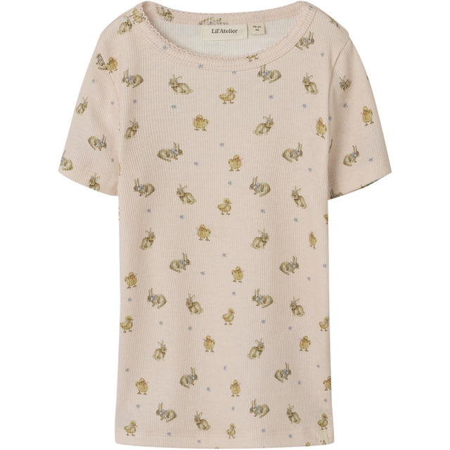 Lil'Atelier Morganite Flavo Kis Slim T-Shirt