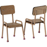 Maileg Bord og Stole Sæt, Mus - Dark Powder