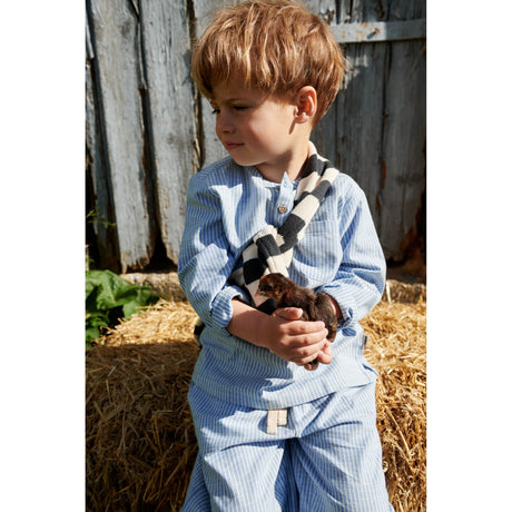 Wheat Blue Stripe Skjorte Bjørk