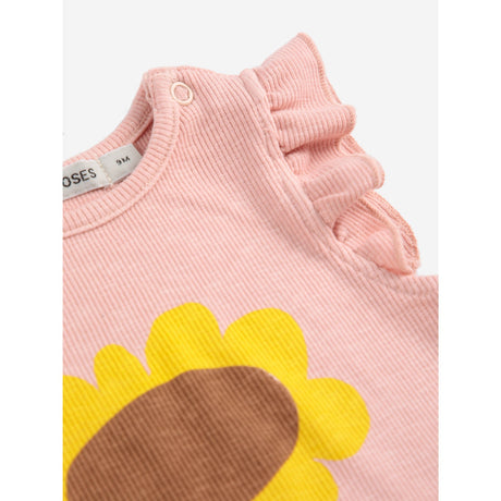 Bobo Choses Lys Pink Sunflower Ruffled Body