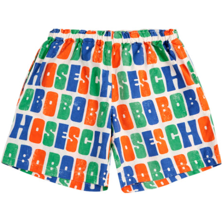 Bobo Choses Offwhite Multicolor Woven Shorts