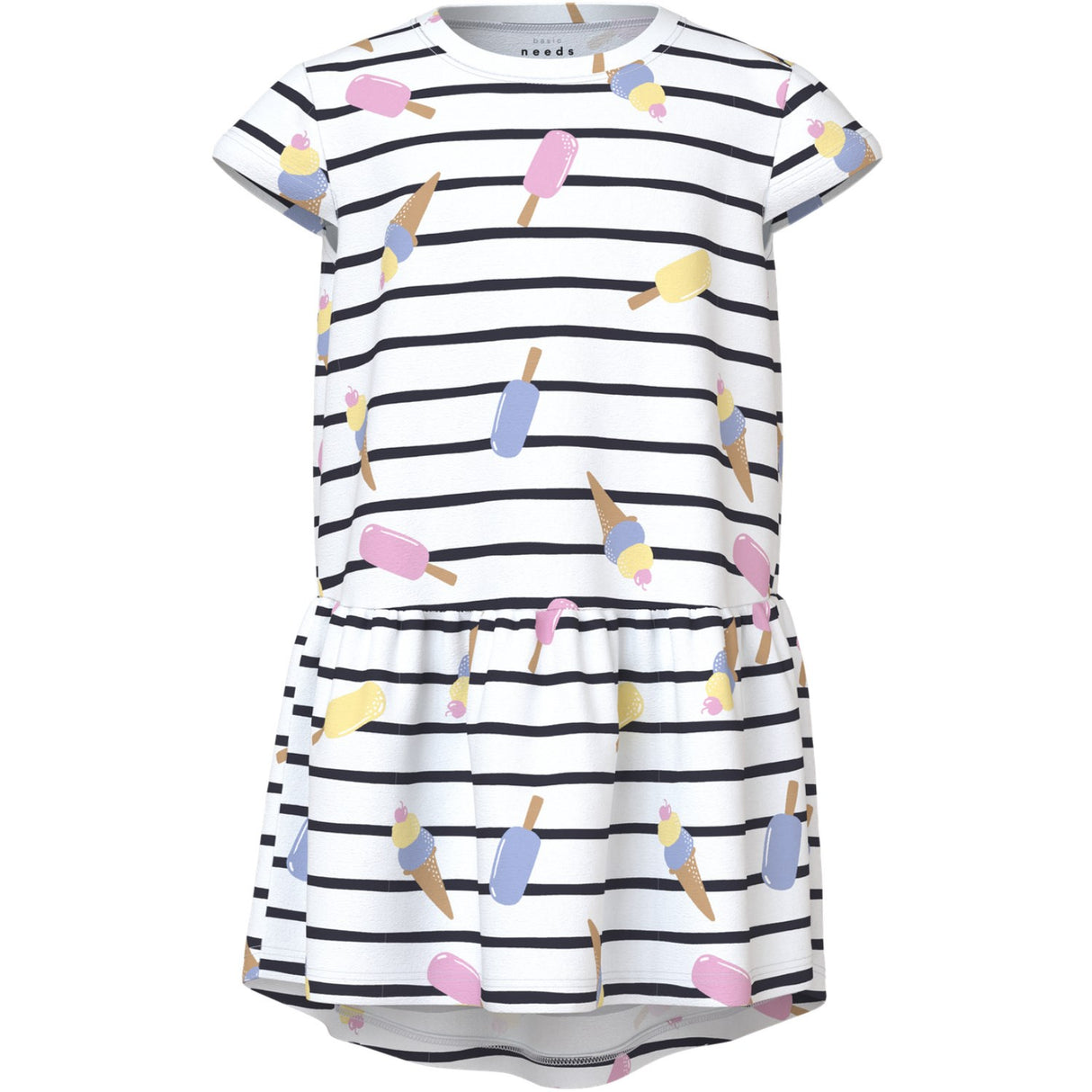 Name It Bright White Ice Vigga Capsl Kjole F1 Noos