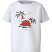 Name It Bright White Crab Surf Vux T-Shirt