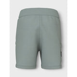 Name It Slate Gray Vivasse Long Sweat Shorts