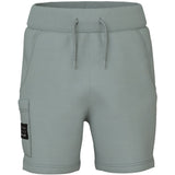 Name It Slate Gray Vivasse Long Sweat Shorts