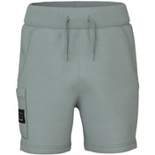 Name It Slate Gray Vivasse Long Sweat Shorts