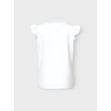 Name It Bright White Yellow Flower Vayana Capsl Top