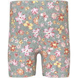 Name It Aqua Gray Yellow Flower Vayo Kort Leggings