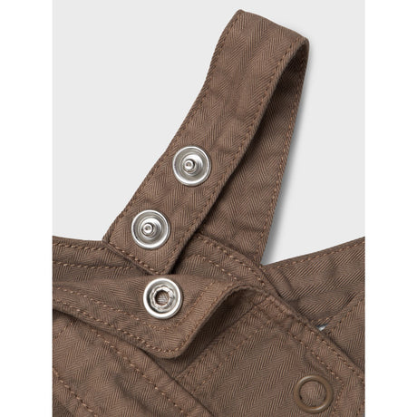 Name It Walnut Ib Regular Sløjfe Tap Twill Overall