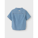 Name It Light Blue Denim Stripes Fido Denim Skjorte