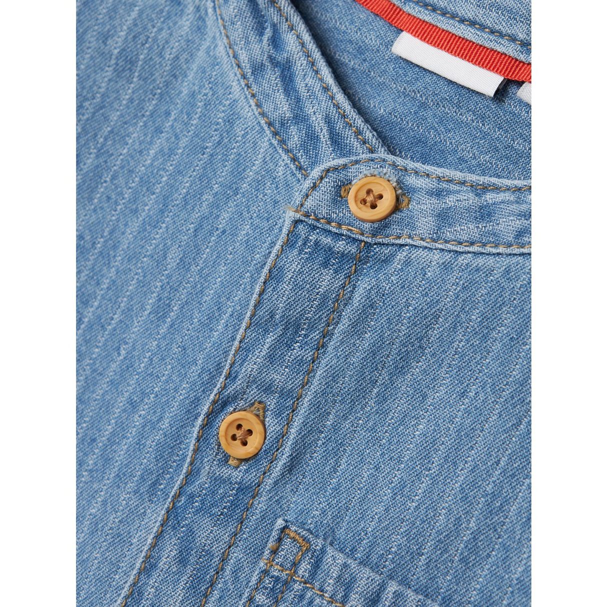 Name It Light Blue Denim Stripes Fido Denim Skjorte