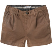 Name It Walnut Ryan Jog Twill Shorts